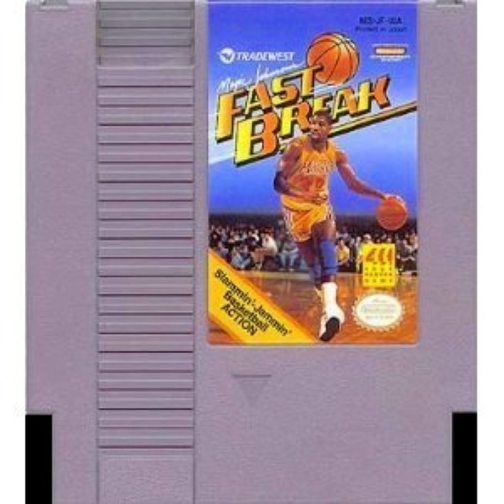 Magic Johnson's Fast Break Nintendo Game 1985